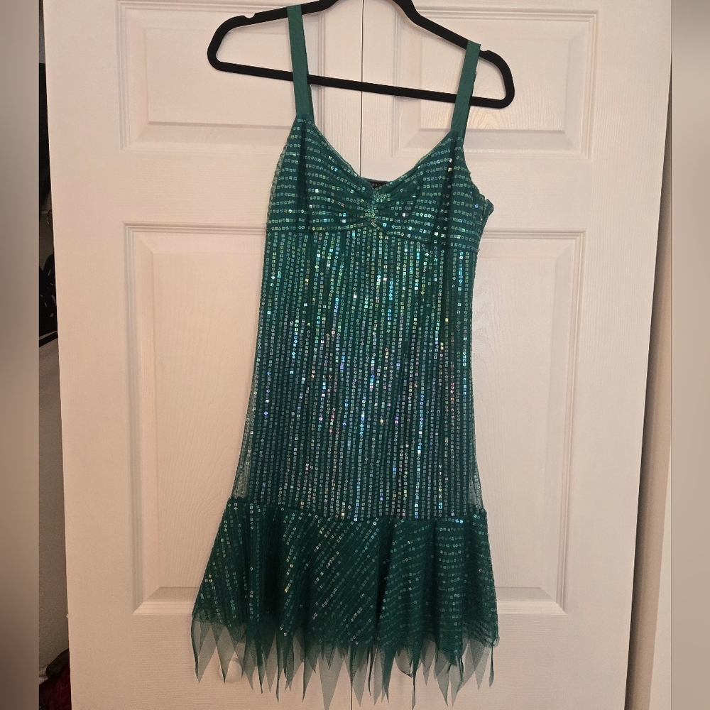 BCBG MaxAzria Shimmering Teal Dress
